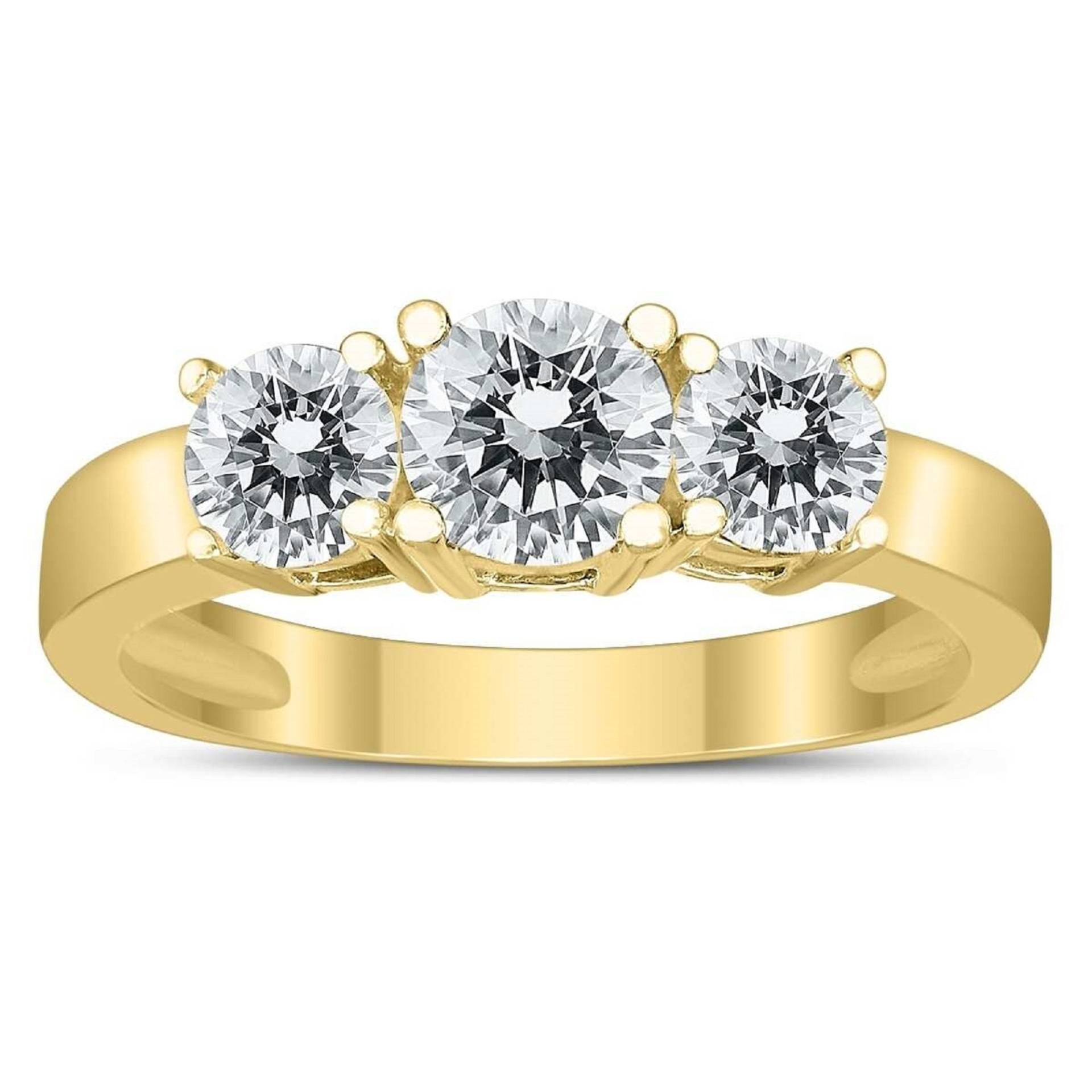 0.70 Tcw Moissanit Ehering Für Sie, Drei Stein Verlobungsring, Frauen Art Deco Solid Gold Ring, 925 Sterling Silber Ring 0.70 Tcw Moissanit Ehering Für Sie, Drei Stein Verlobungsring, Frauen Art Deco Solid Gold Ring, 925 Sterling Silber Ring von WeddingJewellry
