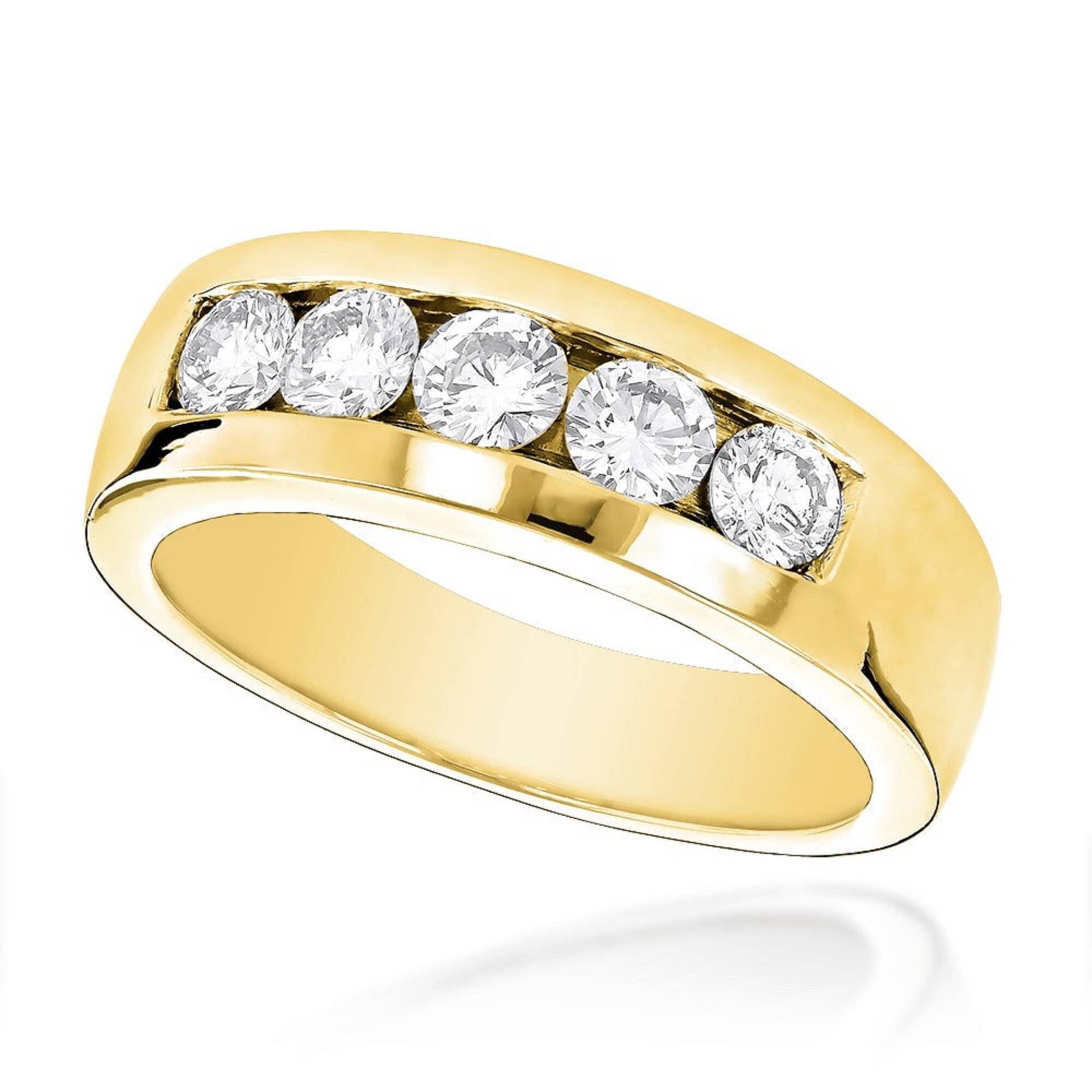 Herren Moissanite Ehering, 925 Silber & Solid Gold Männlichen Verlobungsring, Art-Deco-Versprechen Hochzeitsband, Mens Versprechen Ring von WeddingJewellry