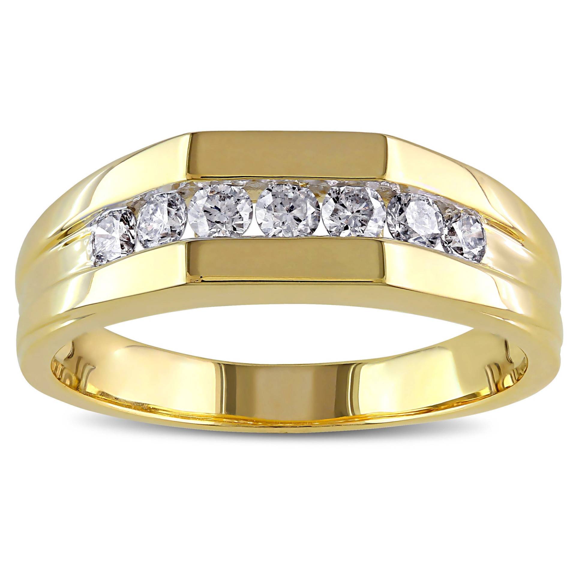 Herren Moissanite Ring, Multi Stone Männliche Art-Deco-Ring, Solid Gold Einzigartige Ehering, Echte Verlobungsring, Männer Versprechen Ring von WeddingJewellry