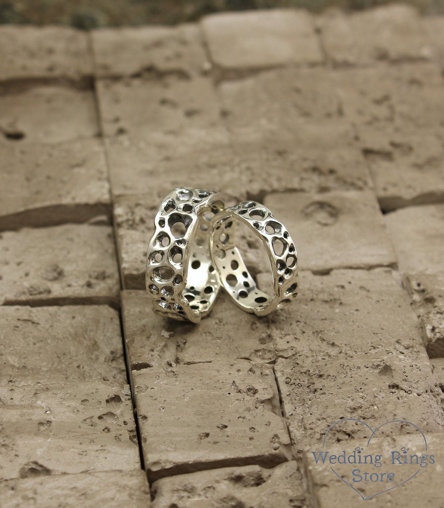 Silber Eheringe Silber, Schmuck, Silberschmuck von WeddingRingsStore