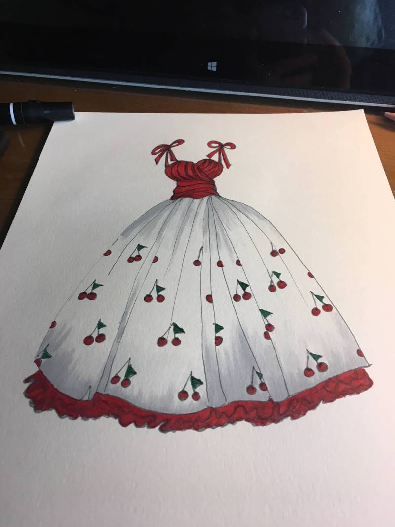 Mode-Illustration/Mode Kunst Mode-Illustration/Mode Kunst von WeddingSketches