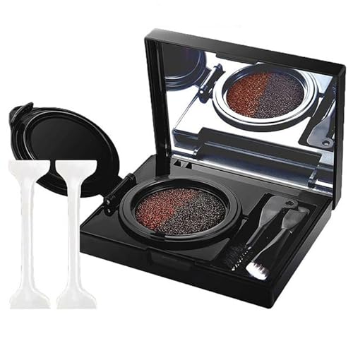 Creme Eyeliner Augenbrauen mit Stempel 2 in 1 Multifunktionale Doppelköpfige Eyeliner Schablone Augenbrauen Stempel Zweifarbig Wasserfest Wischfest Eyeliner Augenbrauen Make-Up von Wedhapy