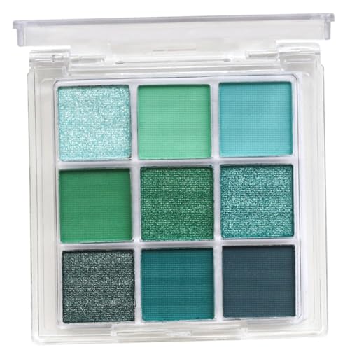 Lidschattenpalette 9 Farben mischbarer Lidschatten in Avocadogrün lang anhaltendes und wasserfestes grünes Make-up für Mädchen Lidschattenpalette 9 Farben mischbarer Lidschatten in Avocadogrün lang anhaltendes und wasserfestes grünes Make-up für Mädchen von Wedhapy