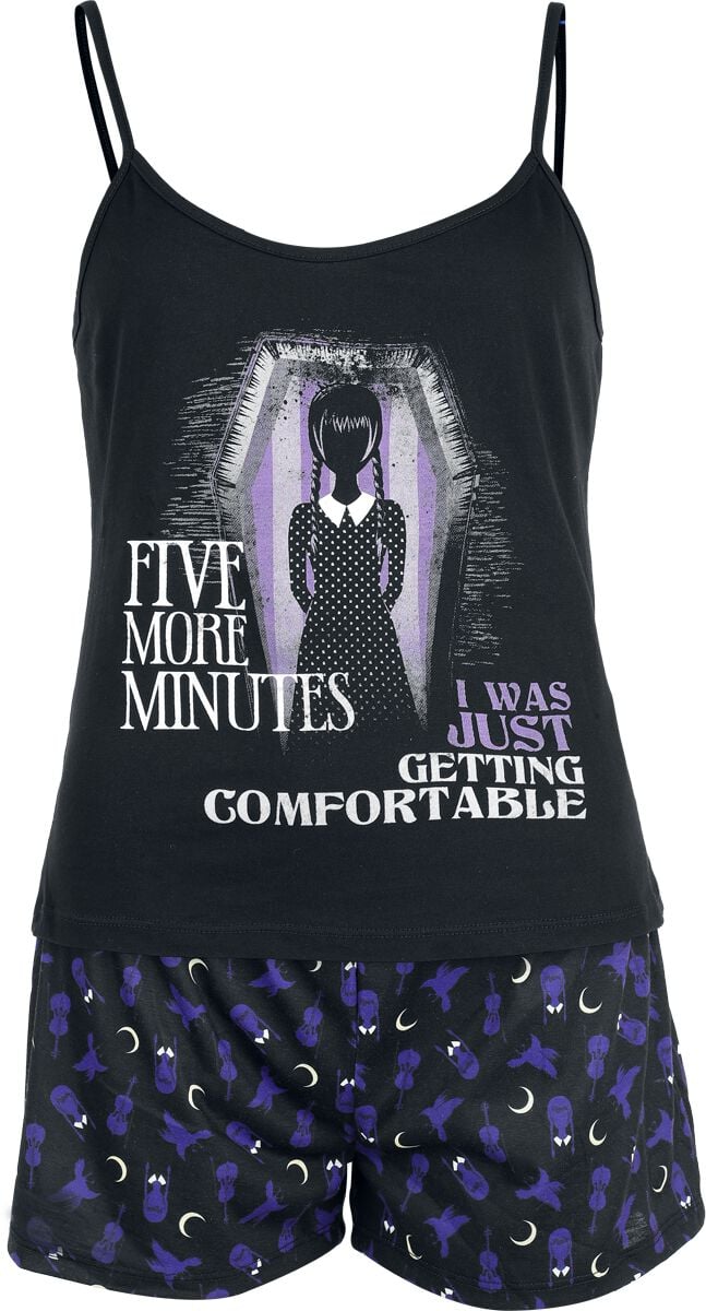 Wednesday 5 Minutes Schlafanzug schwarz in M von Wednesday