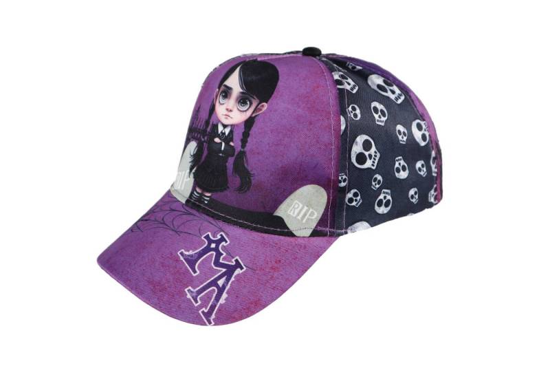 Wednesday Baseball Cap Wednesday Mädchen Kinder Basecap Baseball Kappe allover Print Gr. 53 bis 55 von Wednesday