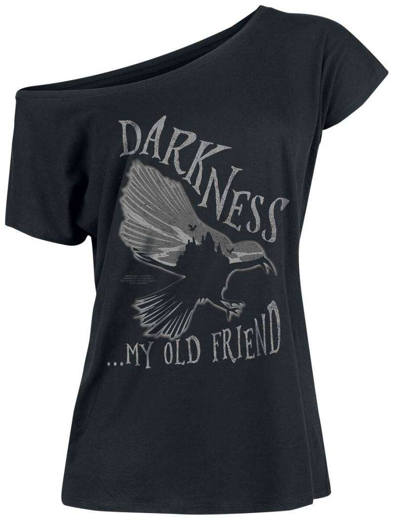 Wednesday Darkness... My Old Friend T-Shirt schwarz in XXL von Wednesday