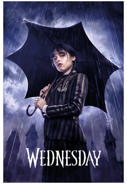 Wednesday Downpour Poster multicolor von Wednesday