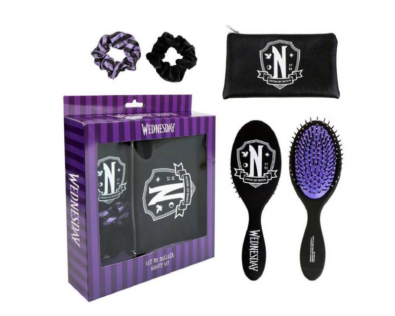 Wednesday Haarkamm Beauty Set für Kinder – Kamm und Haargummi für das perfekte Styling von Wednesday