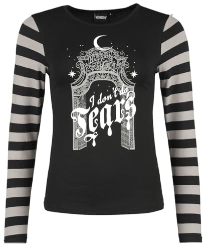 Wednesday I Don't Do Tears Frauen Langarmshirt grau/schwarz XXL Wednesday I Don't Do Tears Frauen Langarmshirt grau/schwarz XXL von Wednesday
