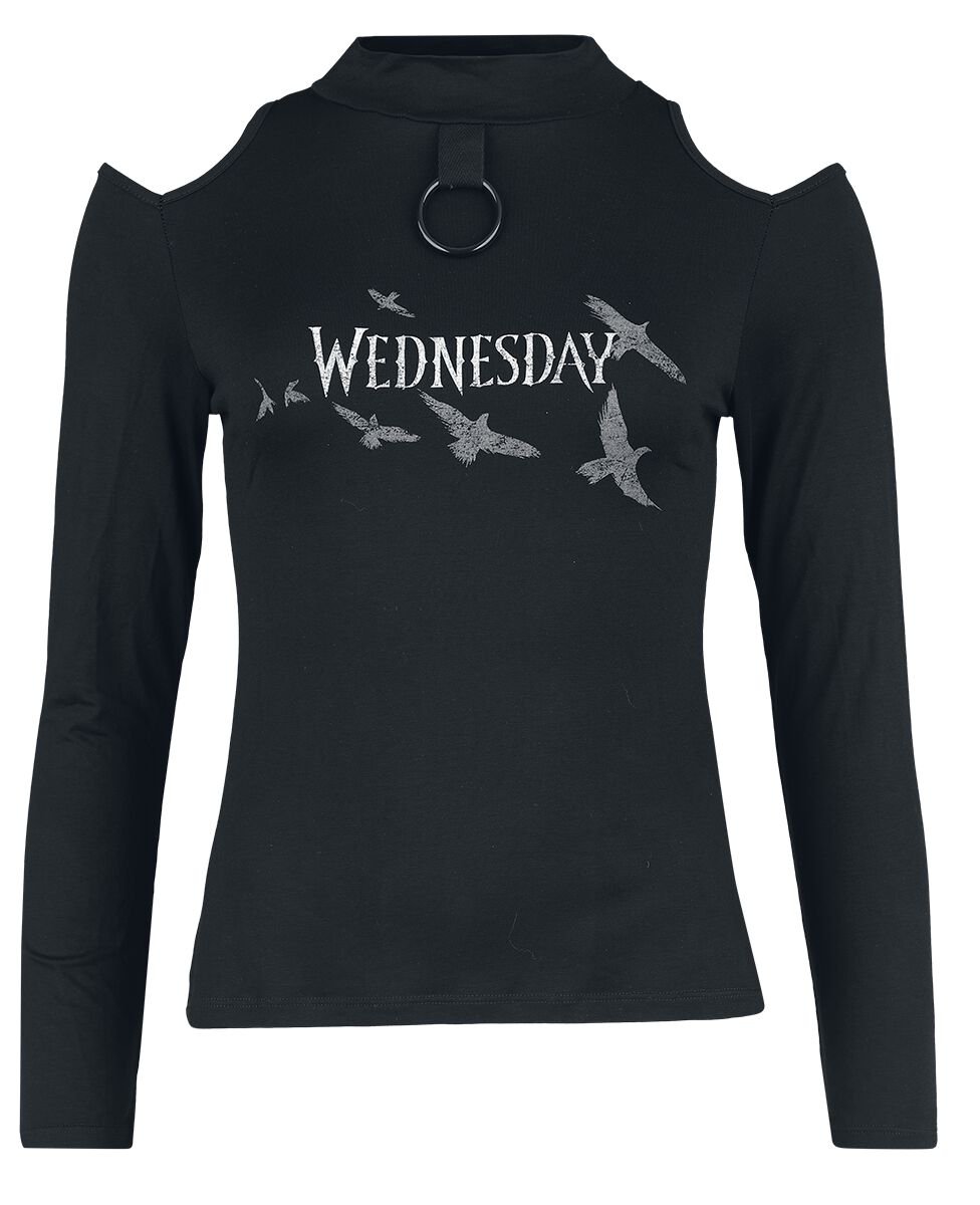 Wednesday - Gothic Langarmshirt - Little Tormenta - S bis XXL - für Damen - Größe L - schwarz  - EMP exklusives Merchandise! von Wednesday