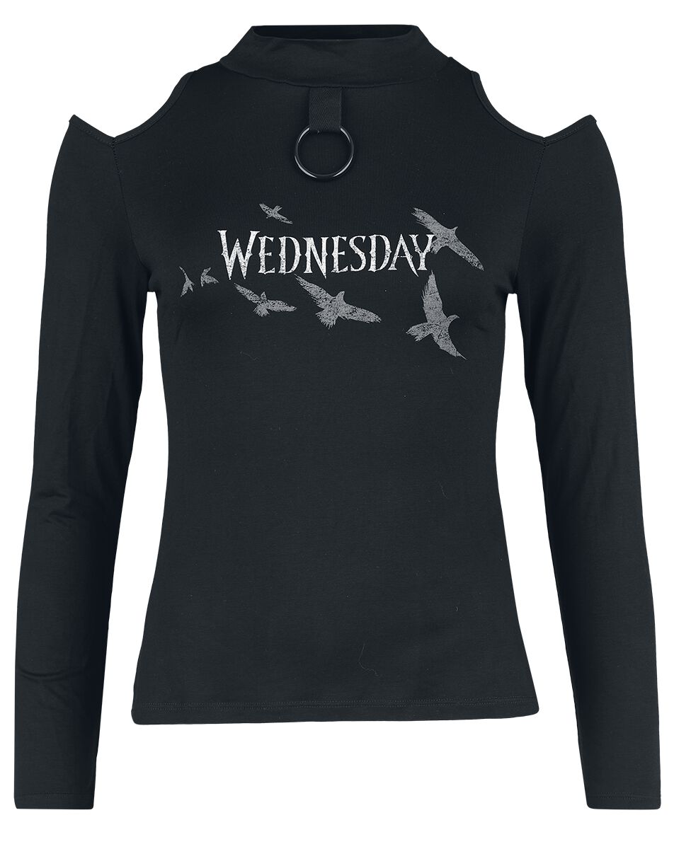 Wednesday - Gothic Langarmshirt - Little Tormenta - S bis XXL - für Damen - Größe M - schwarz  - EMP exklusives Merchandise! von Wednesday