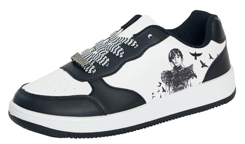 Wednesday Mädchen Sportschuhe Kinder Teenager Adams Family Schnürschuhe Sportschuhe von Wednesday