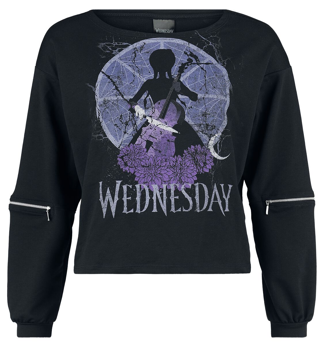 Wednesday Sharp Edged Sweatshirt schwarz in XL von Wednesday