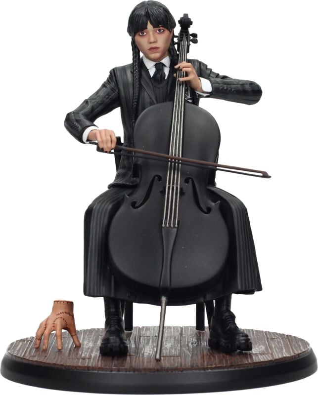 Wednesday Statue - Wednesday - Playing Cello - multicolor  - Lizenzierter Fanartikel von Wednesday