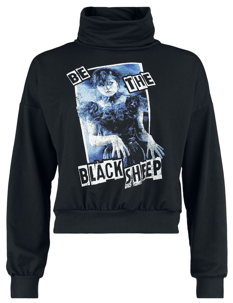 Wednesday - Gothic Sweatshirt - Be the black sheep - S bis XXL - für Damen - Größe XL - schwarz  - EMP exklusives Merchandise! von Wednesday
