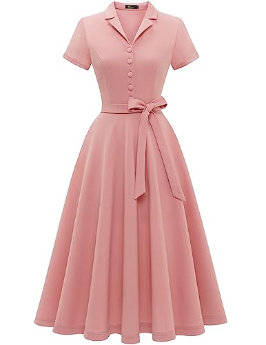 Wedtrend Abendkleid 50er Jahre Damen mit Ärmel Petticoat Kleid A Linie 50er Jahre Kleid Festlich Damen WTP30001 Blush 3XL von Wedtrend