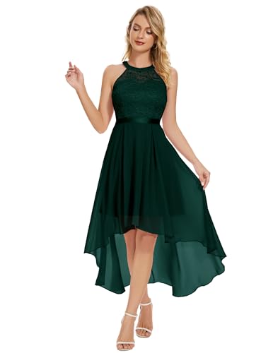 Wedtrend Cocktailkleid Abschlussballkleid Midilang Jugendweihe Kleider Cocktailkleider Brautkleid Kurz WT0204 DarkGreen 3XL von Wedtrend