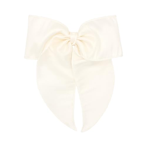 Wee Ones Dupioni-Fliege für Mädchen mit gedrehtem Wickel und skurrilen Schwänzen, Kingsize, gebrochenes Weiß, Cremeweiß Wee Ones Dupioni-Fliege für Mädchen mit gedrehtem Wickel und skurrilen Schwänzen, Kingsize, gebrochenes Weiß, Cremeweiß von Wee Ones