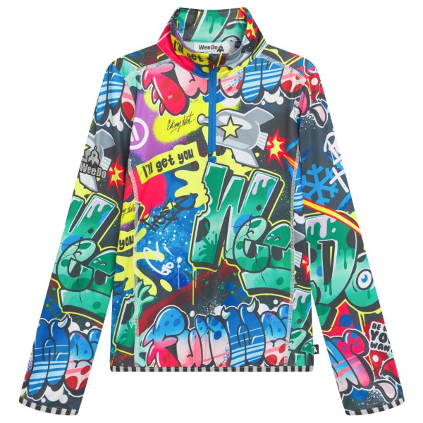 WeeDo - Kid's Cosmo Sprayprint Thermoshirt - Funktionsshirt Gr 140 bunt von WeeDo