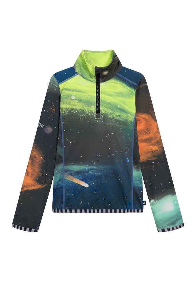WeeDo Langarmshirt SPACE Feuchtigkeitsregulierendes Funktionsshirt für Kinder von WeeDo