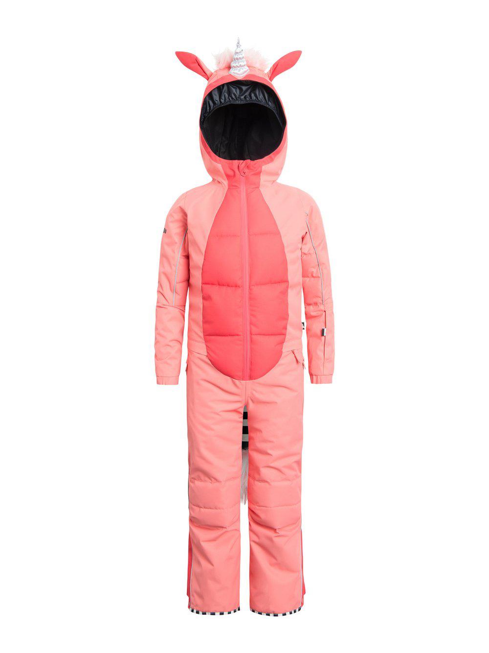 WeeDo Skioverall Mädchen bedruckt, rosa von WeeDo