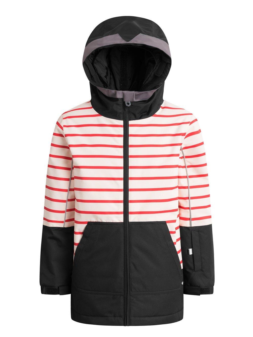 WeeDo Winterjacke Kinder gestreift, rot von WeeDo