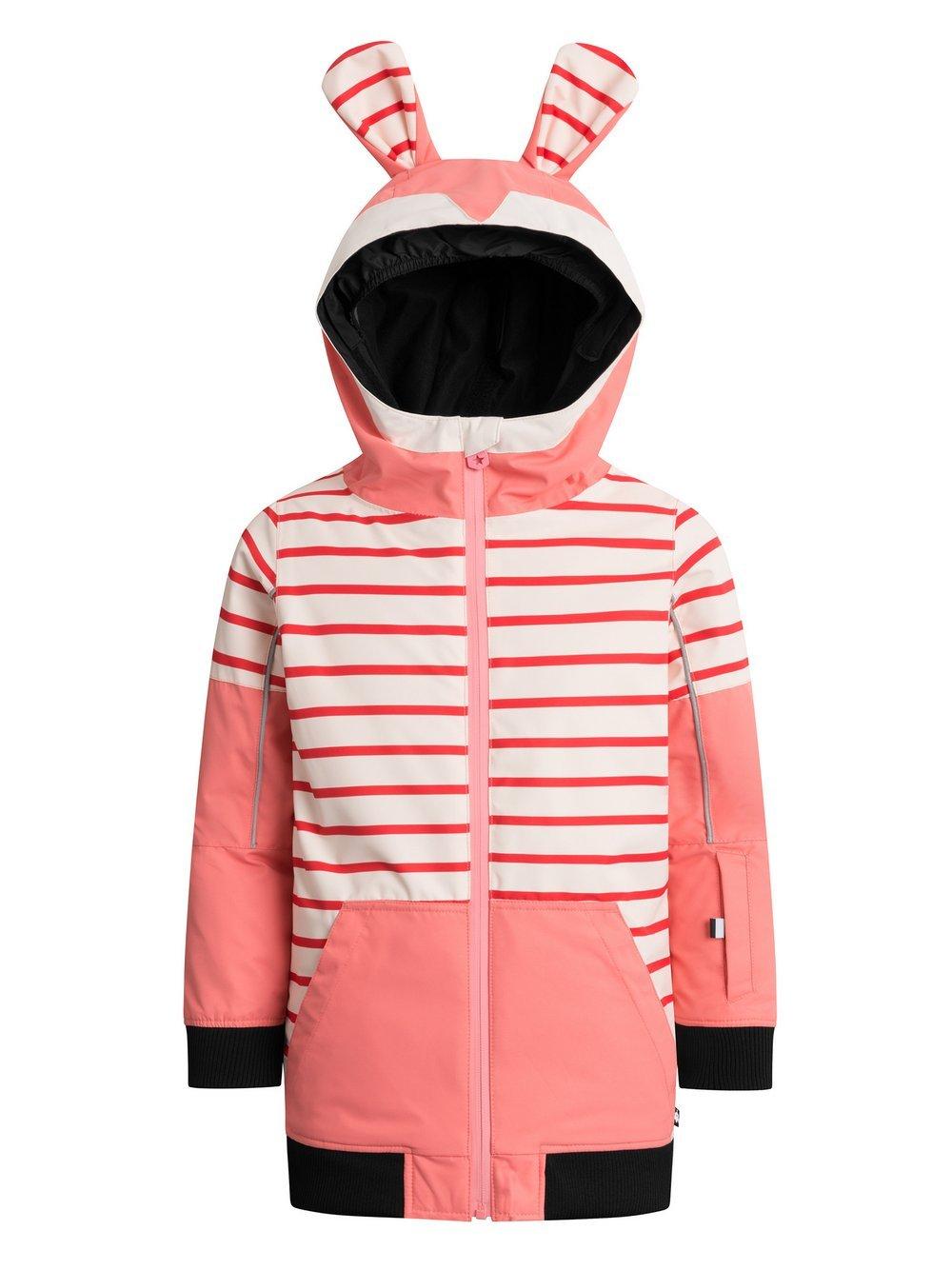 WeeDo Winterjacke Mädchen gestreift, rosa von WeeDo