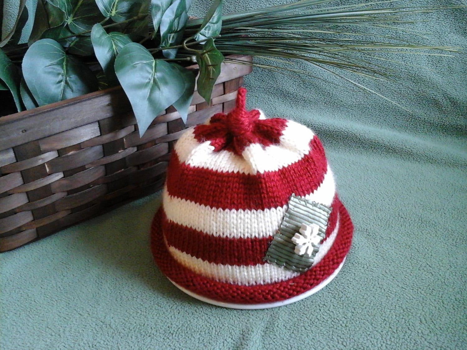 Zuckerstange Hut Zuckerstange Hut von WeeLambKnitted