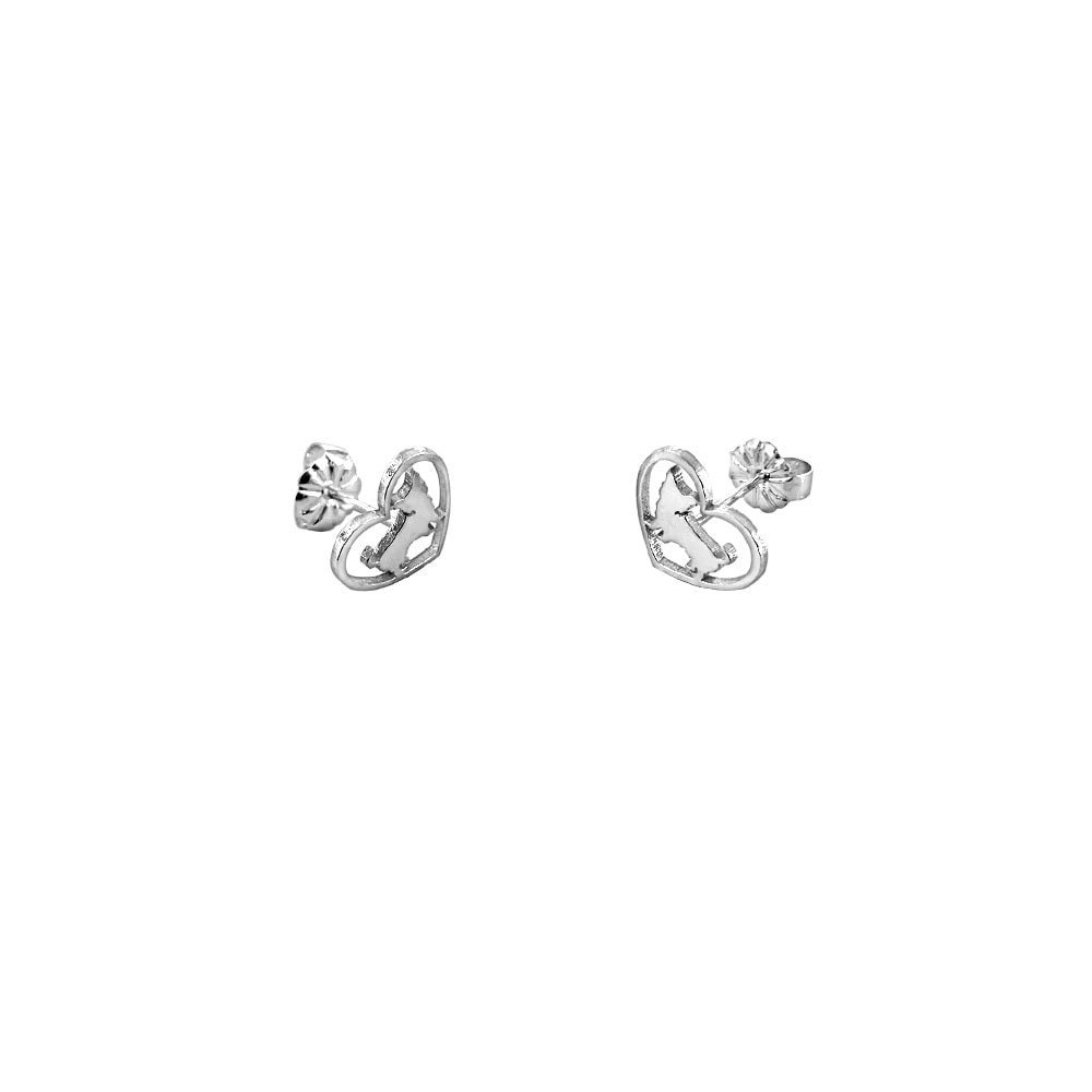 Yorkie Ohrringe - Silber/14K Vergoldet Schmuck, Yorkshire Terrier Ohrstecker, Hunde Geschenk Für Liebhaber Yorkie Ohrringe - Silber/14K Vergoldet Schmuck, Yorkshire Terrier Ohrstecker, Hunde Geschenk Für Liebhaber von WeeShopyDog