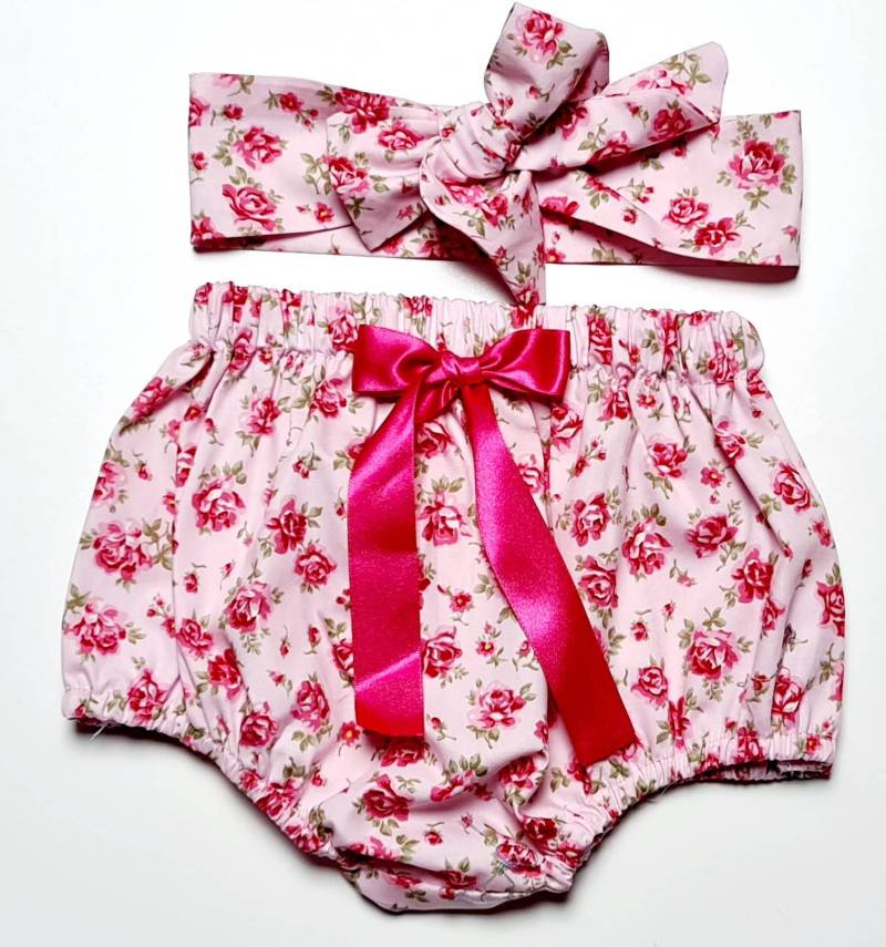 Baby Mädchens Bloomer Und Headwrap Süßes Set Mädchen Kleidung Sommer Frühling Outfit Neu von WeeTartanThreads