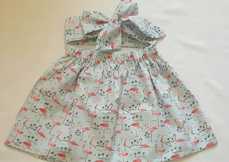 Schöne Sommer Baby Rock Und Headwrap Cute Set Mädchen Kleidung Neu von WeeTartanThreads