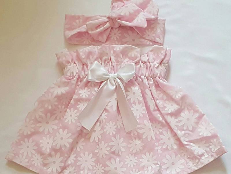 Schöne Sommer-Blumen-Baby Rock Und Kopftuch Niedlichen Baby Set Mädchenbekleidung Neue von WeeTartanThreads