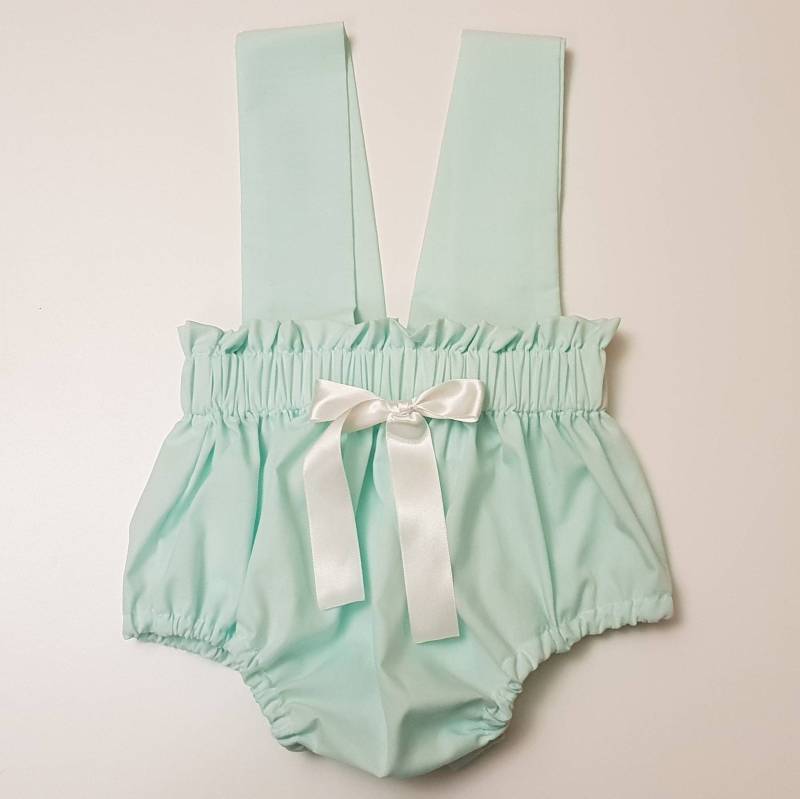 Schöne Sommer-Mint Baumwollbaby Mädchen Zünder Und Kopftuch Cute Baby Set Mädchenbekleidung Sommer Frühlingsoutfit Neu von WeeTartanThreads