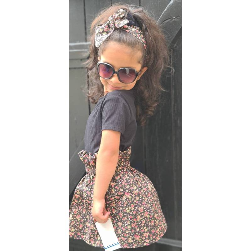Wunderschöner Sommer Floral Babyrock Und Headwrap Süßes Baby Set Mädchen Kleidung Neu von WeeTartanThreads