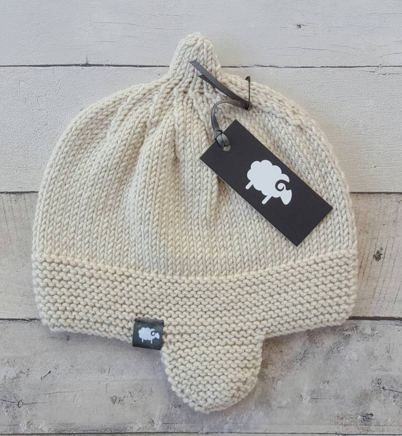 Baby Ohrenklappen Mütze - Kaschmir/Merino/Seide 100% Extrafeine Merinowolle Handgestrickt Baby Ohrenklappen Mütze - Kaschmir/Merino/Seide 100% Extrafeine Merinowolle Handgestrickt von WeeYarnDesignsShop