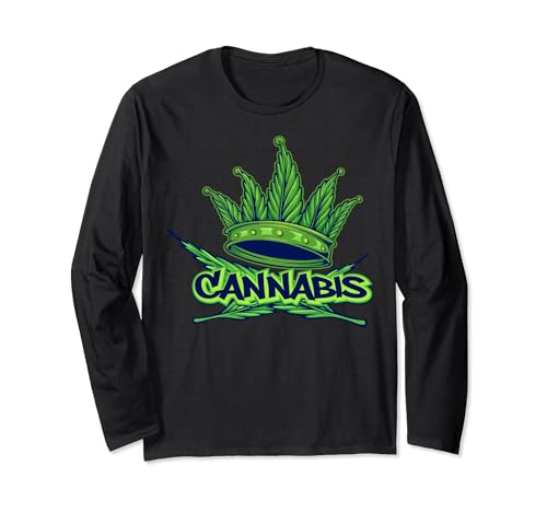 unkraut räucherblatt cannabis krone smoker stumpf herren damen Langarmshirt unkraut räucherblatt cannabis krone smoker stumpf herren damen Langarmshirt von Weed 420 Shopp