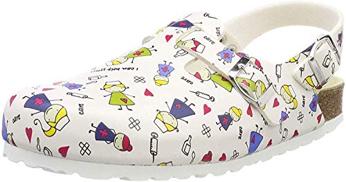 Weeger-Clog m. Fersenriemen weissSchwester Gr. 37 von Weeger