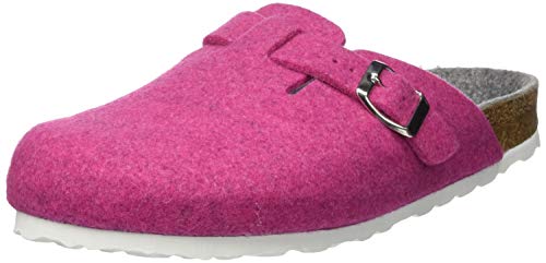 Wörishofer Weeger-Hausschuh-Clog Fuchsia Gr. 38 von Weeger