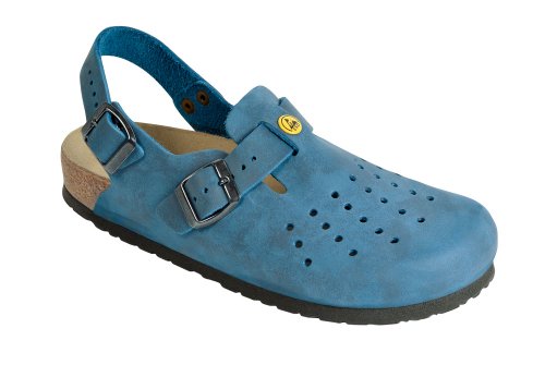 Weeger-ESD Antistatik Clog Ozean perf. Gr. 44 von Weeger