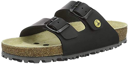 Weeger-ESD Unisex Antistatik Pantolette schwarz Gr. 48 Übergröße von Weeger