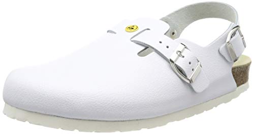 Weeger Berufsschuh ESD Antistatik Clog Weiss Gr. 39 von Weeger