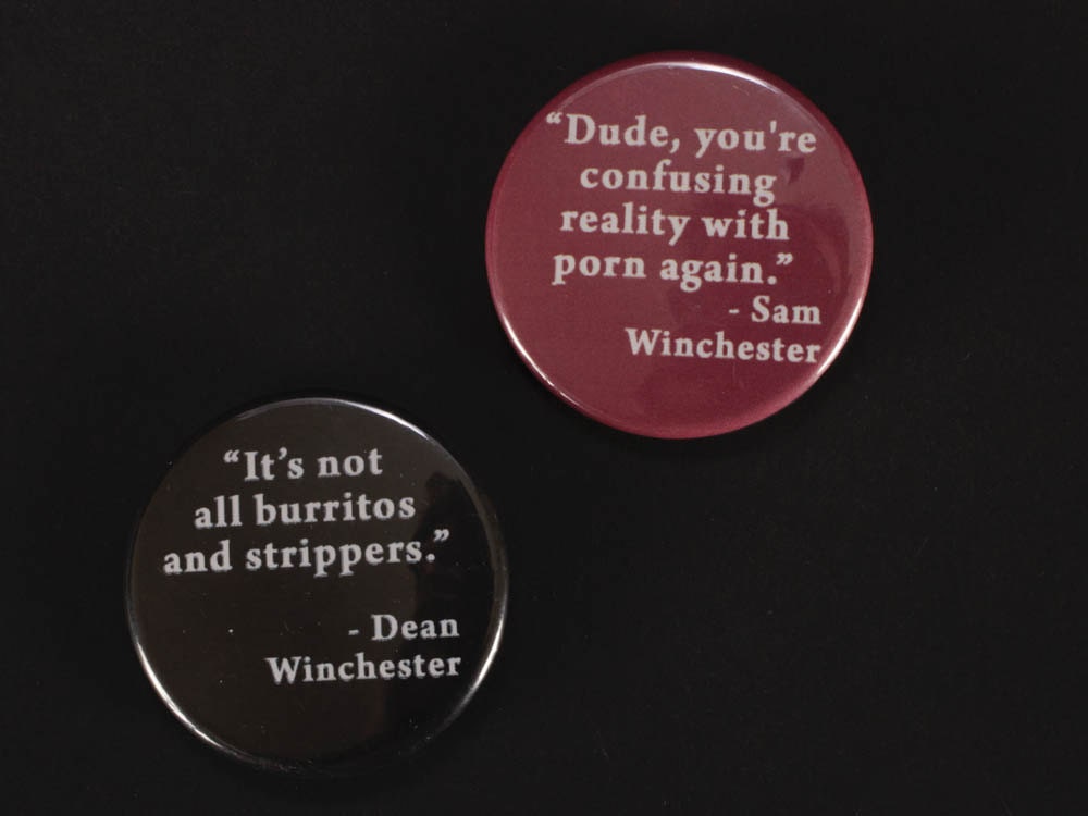 Supernatural Fandom Pin Supernatural Fandom Pin von WeegonzaBazaar