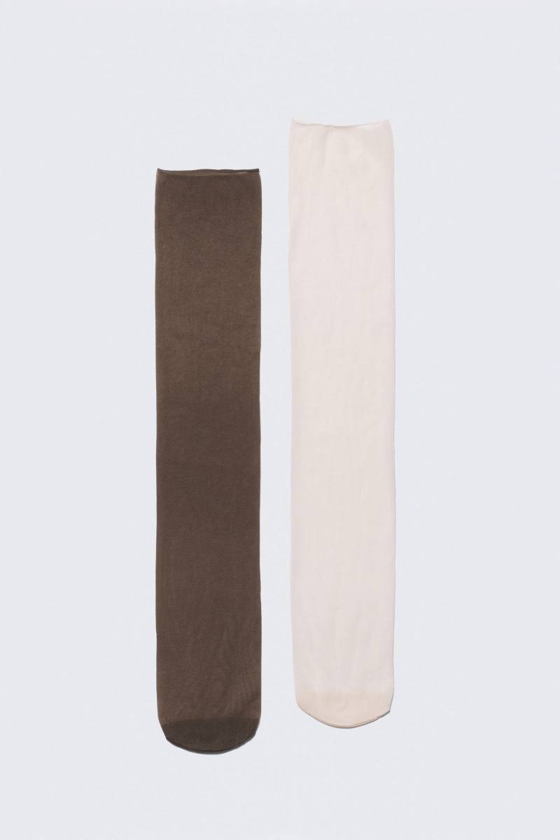 2-pack Mesh Socks von Weekday