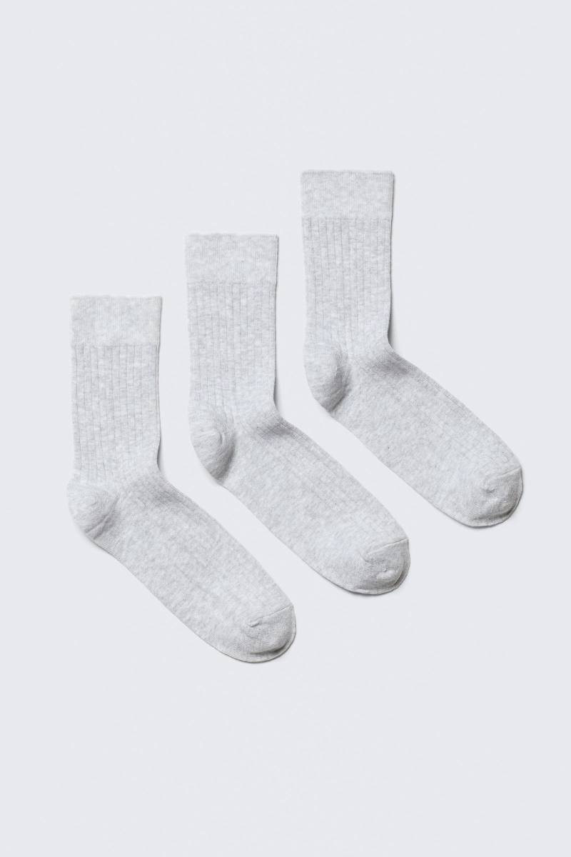 3-pack Selma Socks von Weekday