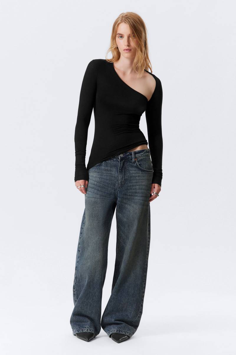ASYMMETRIC RIB LONG SLEEVE von Weekday