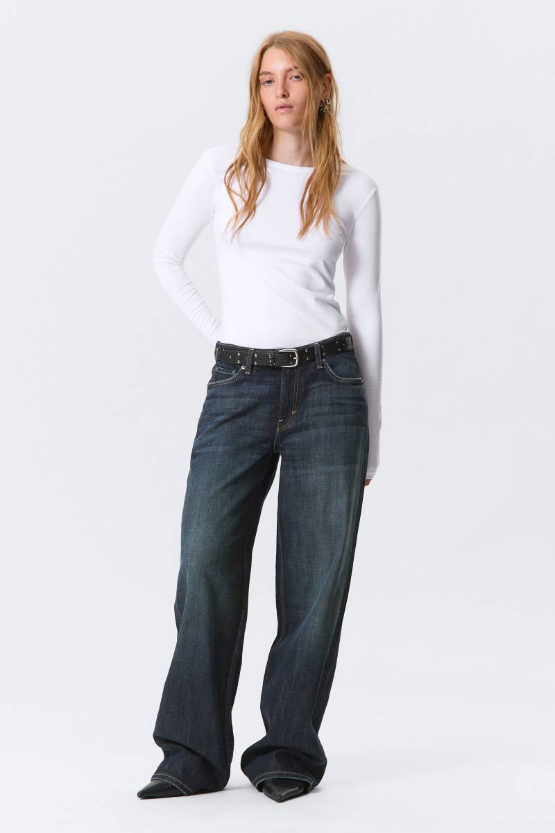 Ample Low Rise Loose Wide Leg Jeans Ample Low Rise Loose Wide Leg Jeans von Weekday