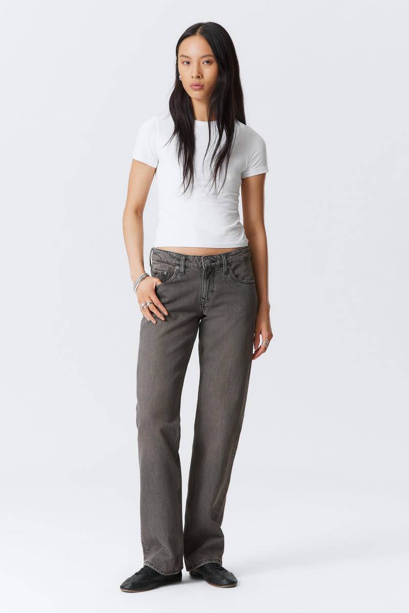 Arrow Low Rise Regular Straight Leg Jeans von Weekday