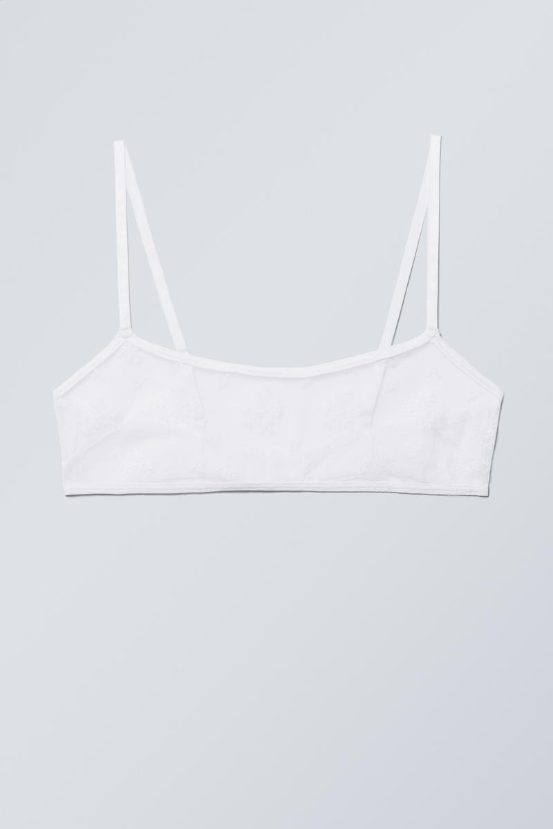 Ash Lace Semi Scooped Bra Ash Lace Semi Scooped Bra von Weekday