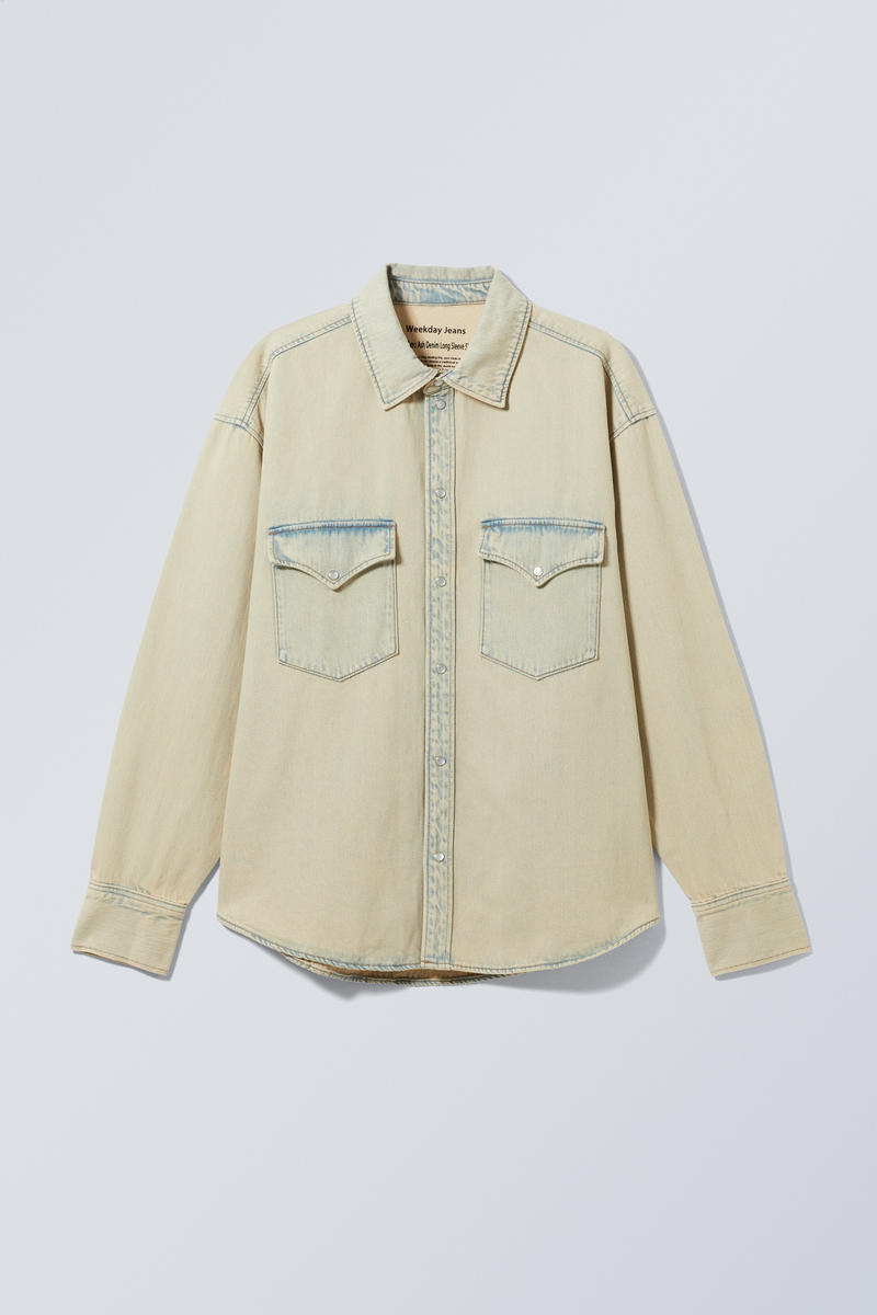 Ash Longsleeve Denim Shirt von Weekday