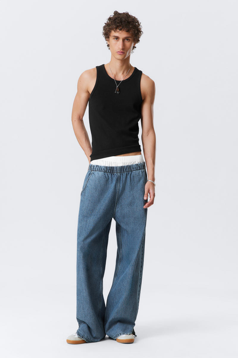 Astro Baggy Denim Joggers Astro Baggy Denim Joggers von Weekday